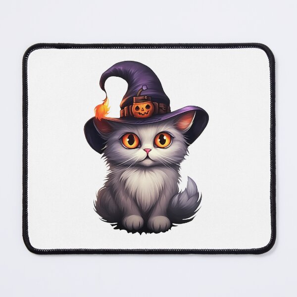 Item preview, Cute Halloween Witch Cat designed and sold by Vansky-Art.