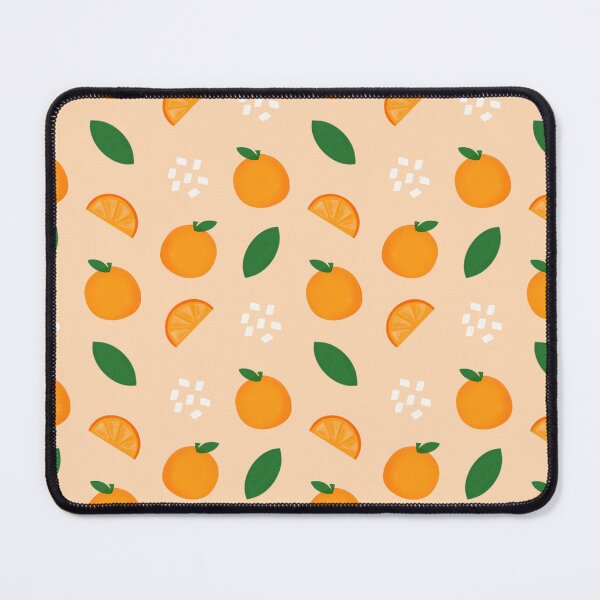 Item preview, Ditsy Oranges and Leaves designed and sold by HandTypedDesign.