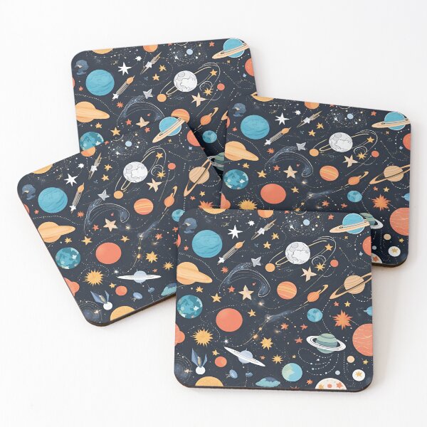 Item preview, universe seamless pattern designed and sold by Ungmaew.