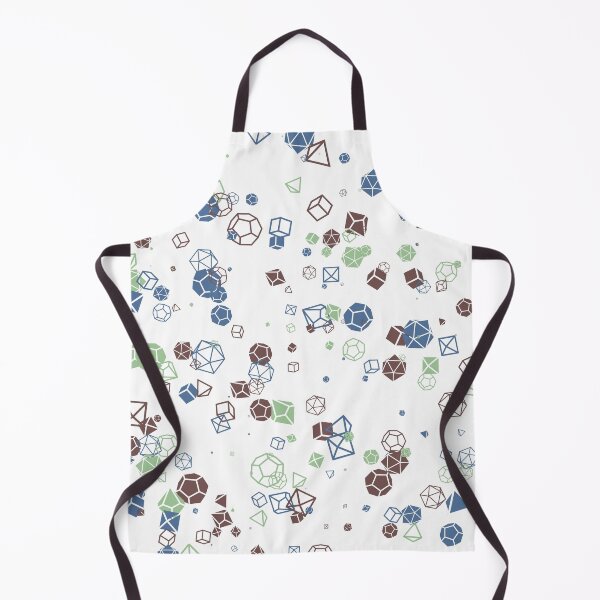 Item preview, Dice Hoard - Brown, Green, and Blue on White designed and sold by AvengingSassy.