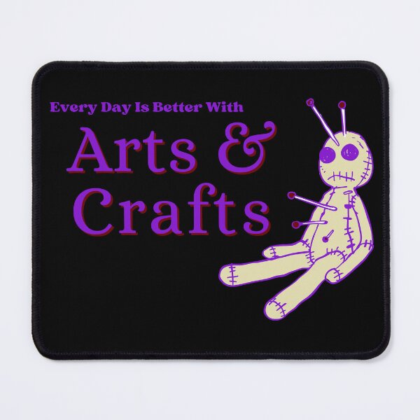 Item preview, Every Day is Better with Arts and Crafts Voodoo Doll |  Halloweencore | Dark Meme designed and sold by ASeasonalFlair.