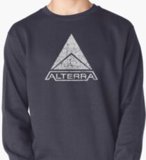 ALTERRA white logo Pullover