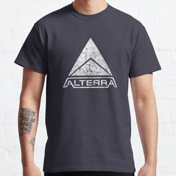 ALTERRA logo blanc T-shirt classique