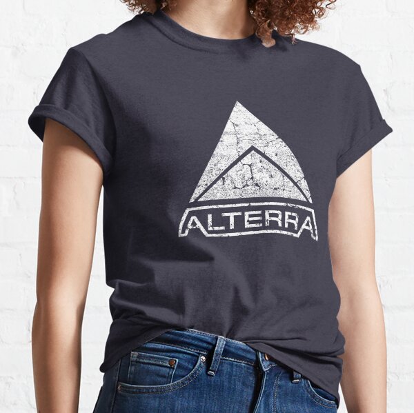 ALTERRA logo blanc T-shirt classique