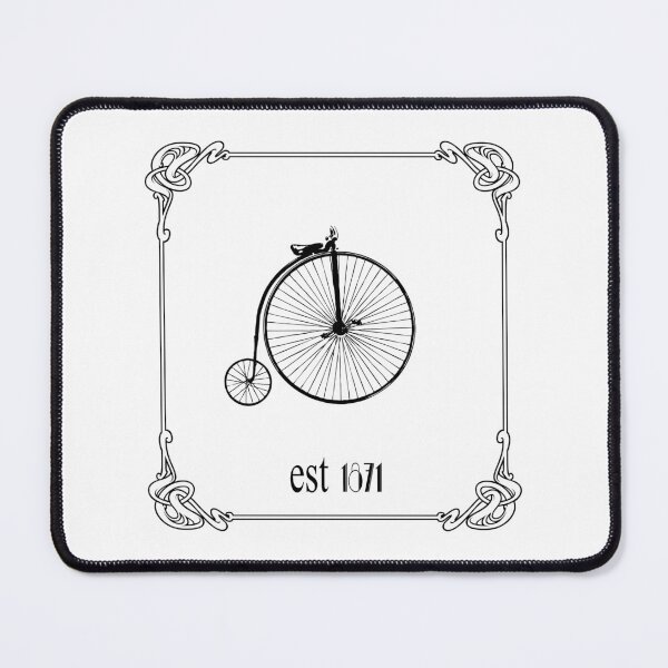 Item preview, Art Nouveau Penny Farthing Slim Black designed and sold by kernowerno.