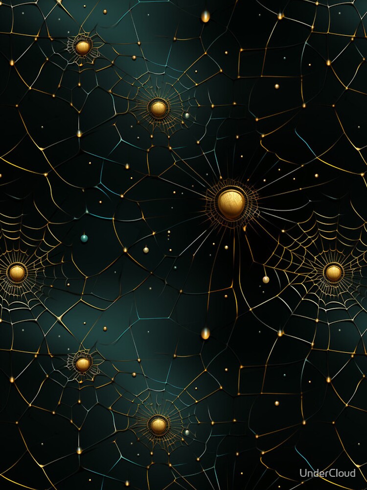 Thumbnail 4 of 4, iPhone Case, Spiderweb Pattern designed and sold by UnderCloud.