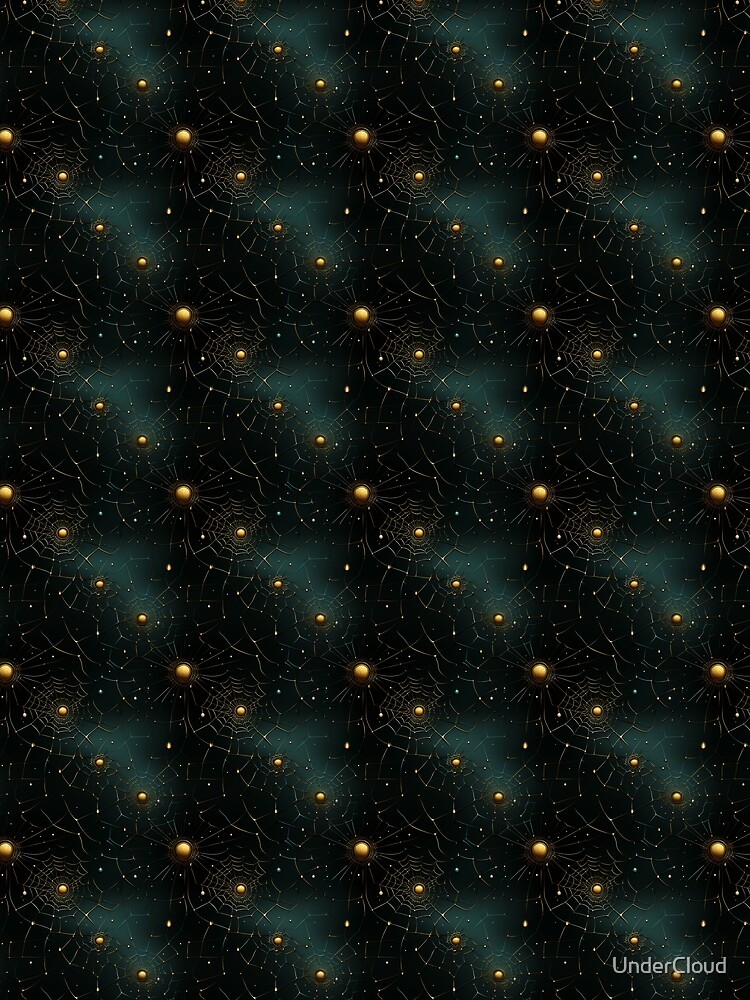 Thumbnail 3 of 3, Scarf, Spiderweb Pattern designed and sold by UnderCloud.