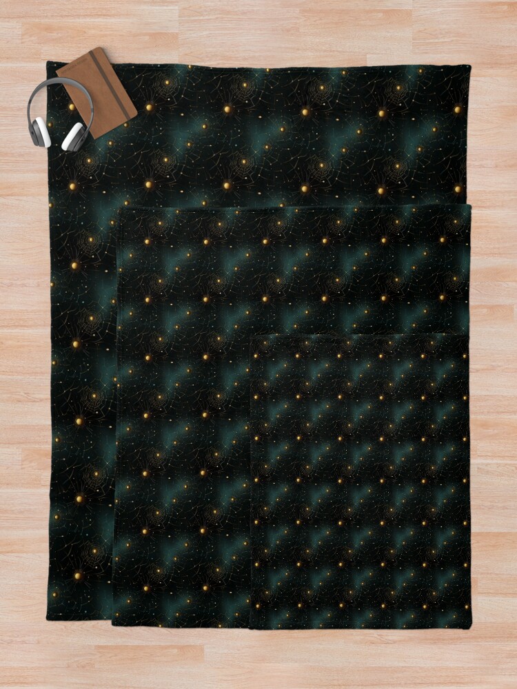 Thumbnail 5 of 6, Throw Blanket, Spiderweb Pattern designed and sold by UnderCloud.