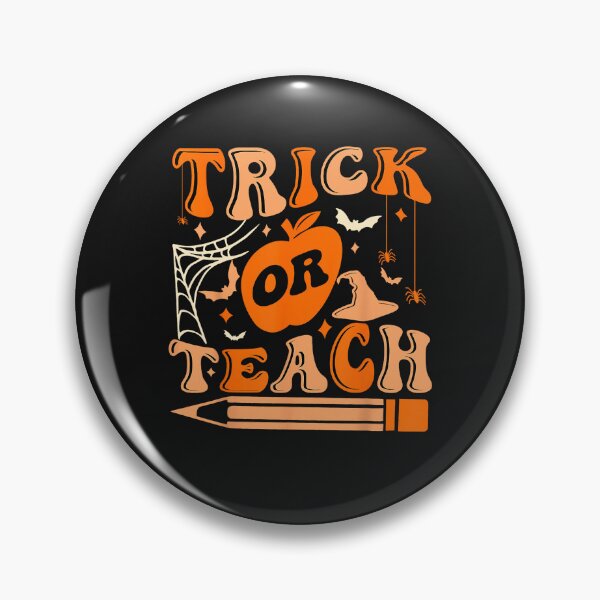 Item preview, Groovy Halloween Trick Or Teach Ghost Teacher Student designed and sold by mainana78.