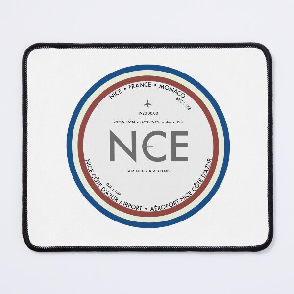 Item preview, Nice (NCE) Airport Emblem designed and sold by we-rove.