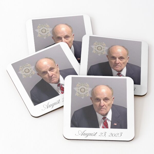 Item preview, Rudy Giuliani's Mugshot designed and sold by ravivyas.