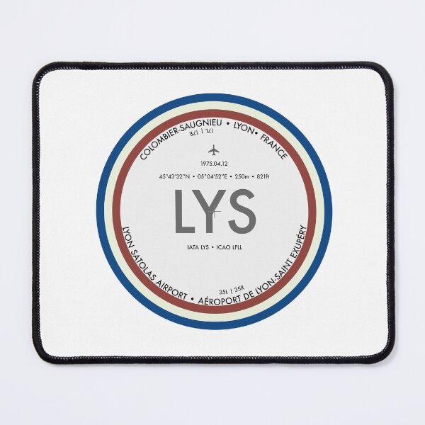 Item preview, Lyon (LYS) Airport Emblem designed and sold by we-rove.