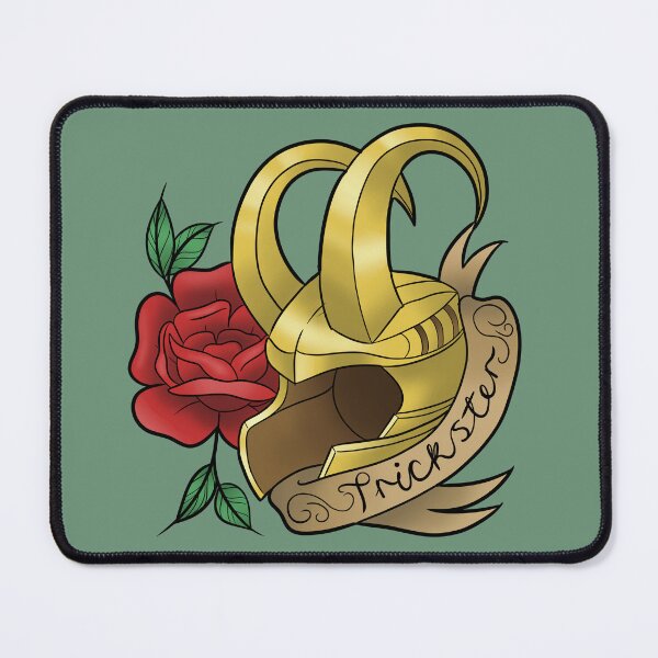 Item preview, Trickster Helmet Tattoo designed and sold by Xyluxus.