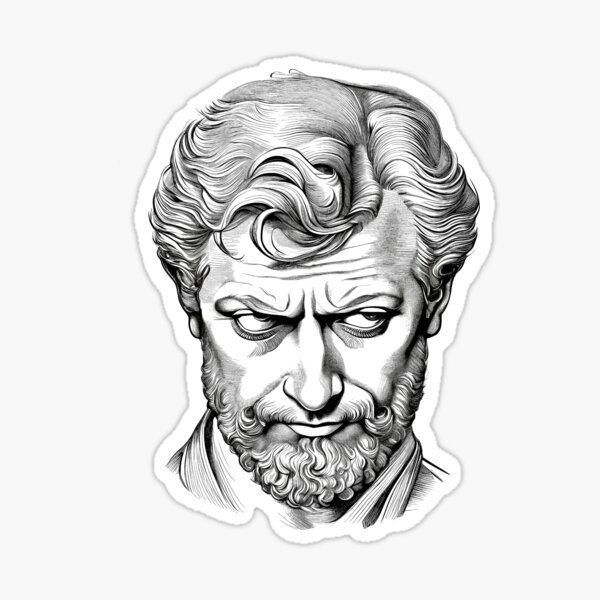 Item preview, Portrait of Michelangelo  designed and sold by NTGUILTY.
