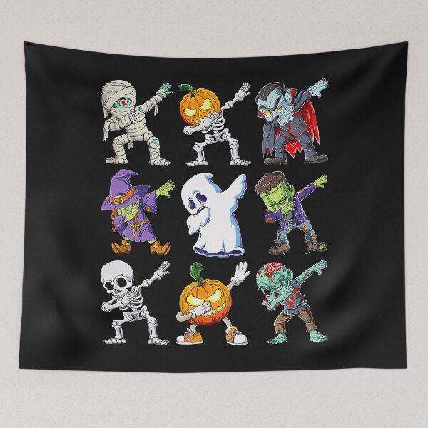 Item preview, Dab Skeleton Pumpkin Ghost Funny Costume Halloween Boy Girl designed and sold by mainana78.