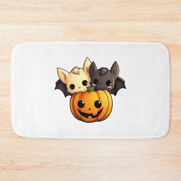 Item preview, Kawaii Bats and a Halloween Pumpkin  designed and sold by Vansky-Art.
