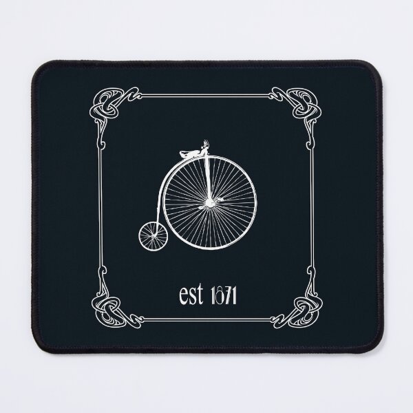 Item preview, Art Nouveau Penny Farthing Slim White designed and sold by kernowerno.
