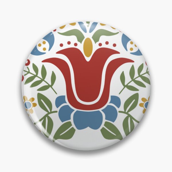 Artikelvorschau, Skandinavische Blumen, nordischer Folkart, Rosemaling entworfen und verkauft von JoniandCo.