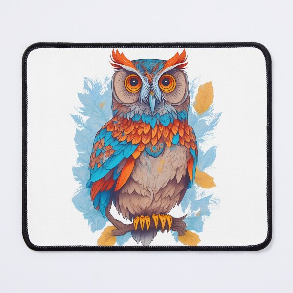 Item preview, owl colorful designed and sold by Fox7Art.