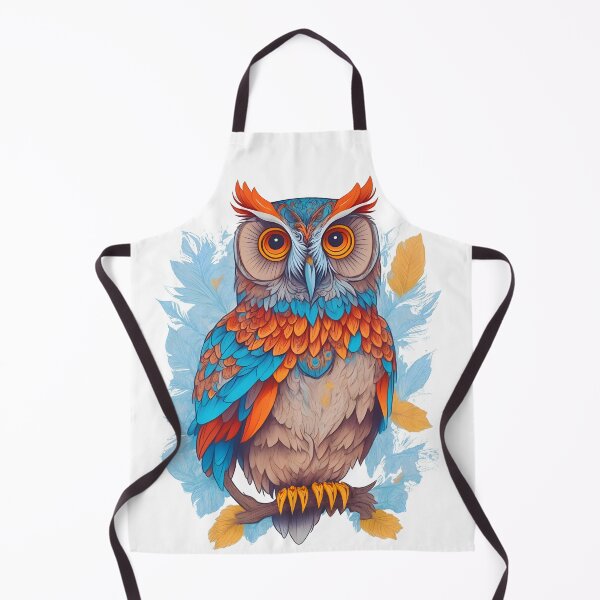 Item preview, owl colorful designed and sold by Fox7Art.