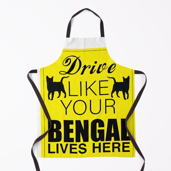 Item preview, Drive Like Your Bengal Lives Here designed and sold by morbidcandyboutique .