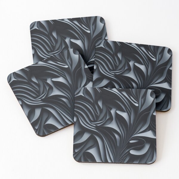 Item preview, Infinite Shadows: Repetitive Black Abstracts designed and sold by irosh madushan.