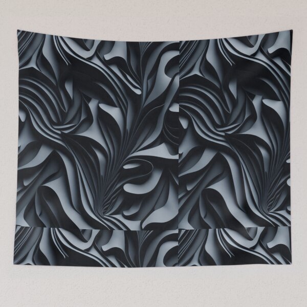 Item preview, Infinite Shadows: Repetitive Black Abstracts designed and sold by irosh madushan.