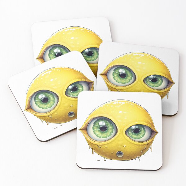 Item preview, Cute She Lemon Fruit Face with Big Eyes designed and sold by The Bla in My Brain.