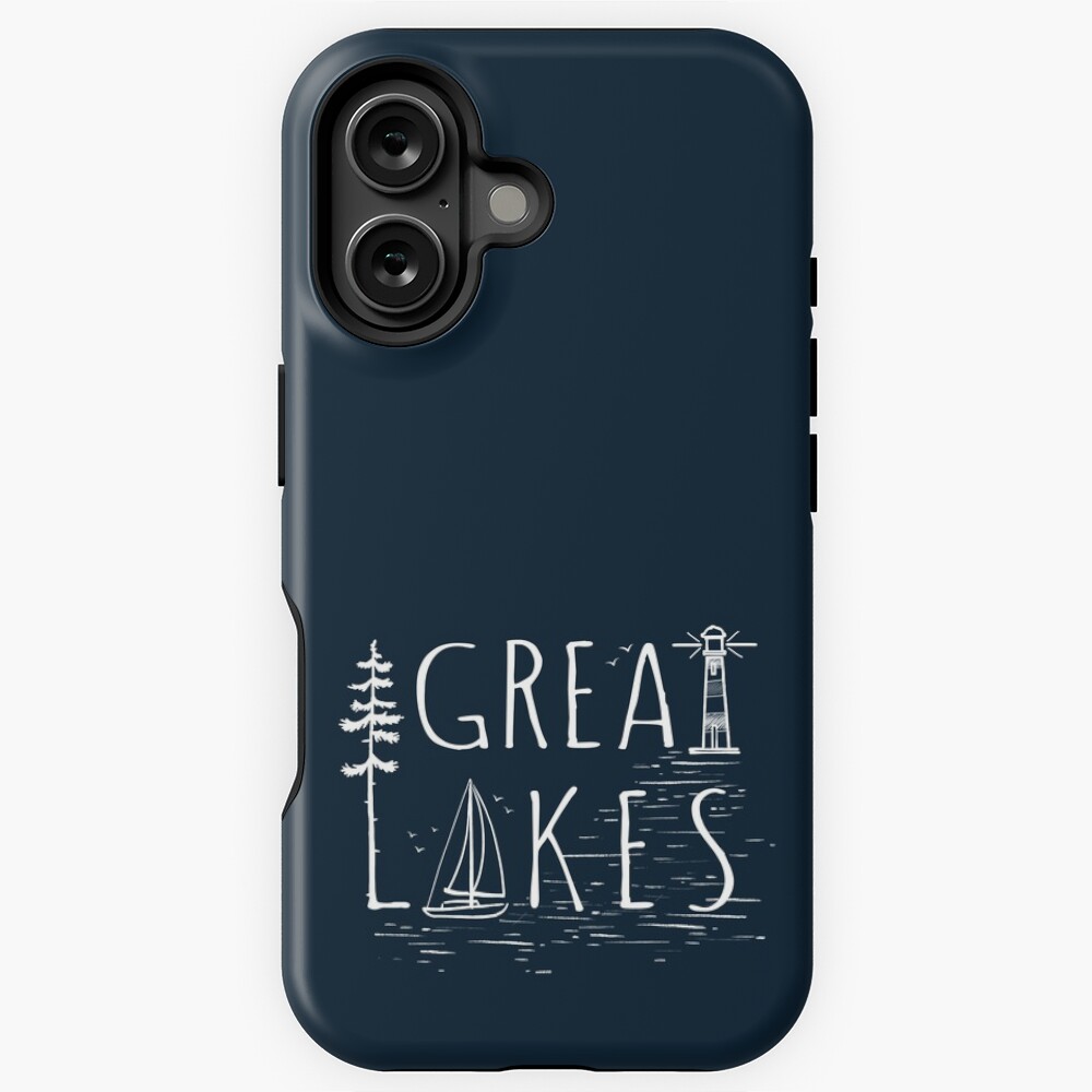 Vista previa del artículo con la obra «Funda resistente MagSafe para iPhone», diseñado y vendido por GreatLakesLocal.