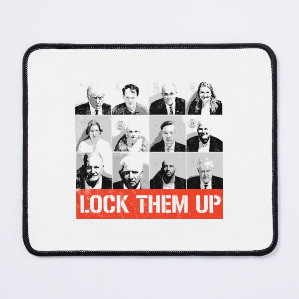 Item preview, Trump Criminal Mugshots: LOCK THEM UP designed and sold by partyfarty.