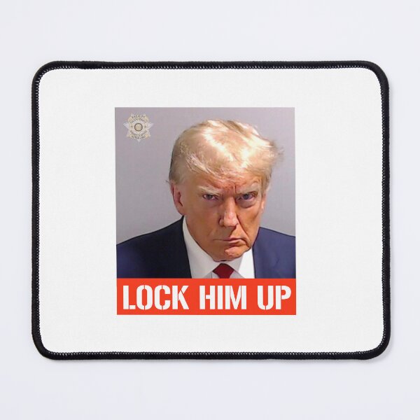 Item preview, LOCK HIM UP: Donald Trump Mugshot designed and sold by partyfarty.