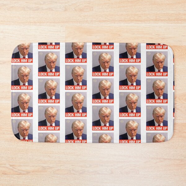 Item preview, LOCK HIM UP: Donald Trump Mugshot designed and sold by partyfarty.
