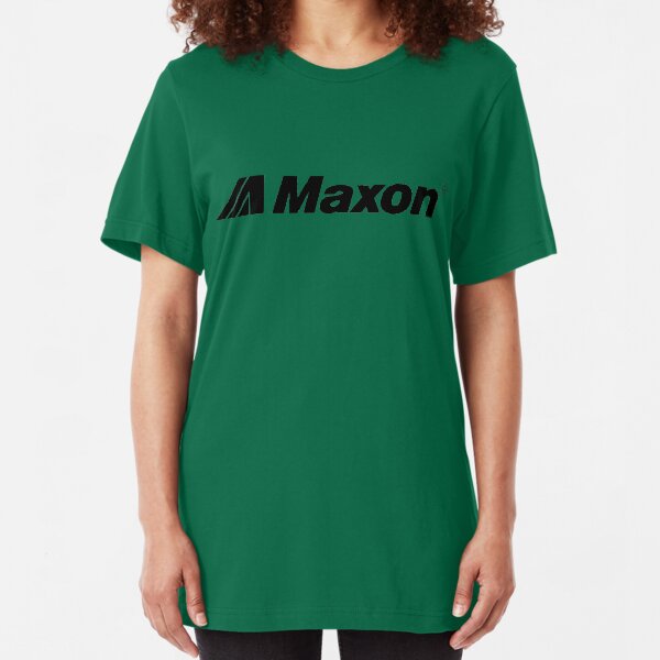 Maxon Logo-Black Slim Fit T-Shirt