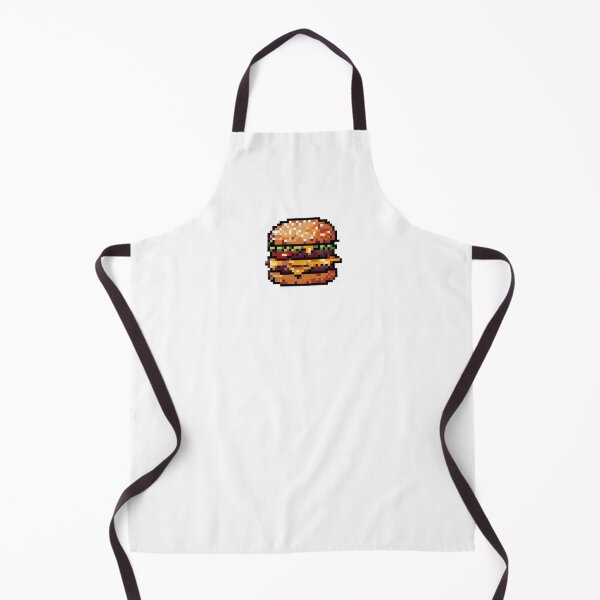 Item preview, Fast Food Foodie Cheese Burger Sandwich Pixel Art designed and sold by TrixieePixels.