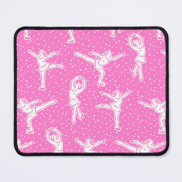 Item preview, figure skating - pink with dots designed and sold by littlearrow.