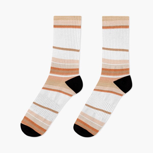 Item preview, Rustic cottage core autumnal, orange tones textured stripes designed and sold by naturaltones.