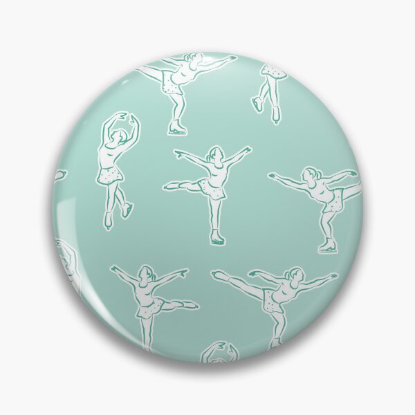 Item preview, figure skating - teal designed and sold by littlearrow.