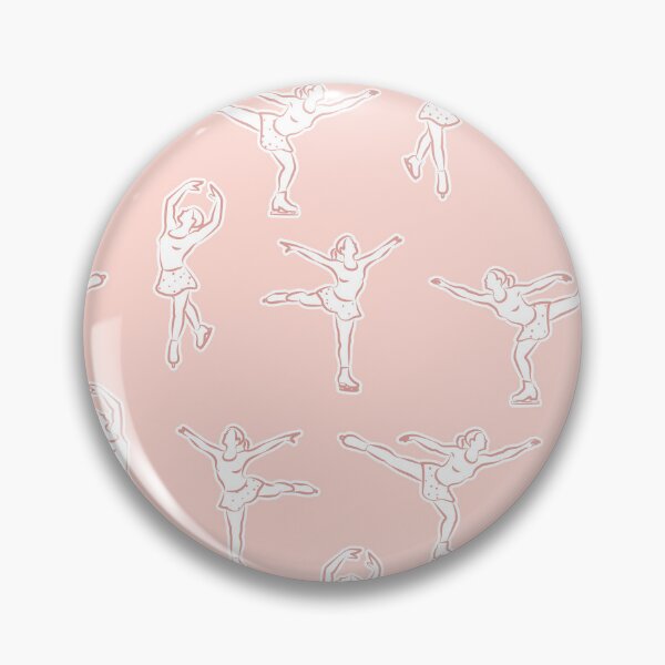 Item preview, figure skating - peach designed and sold by littlearrow.