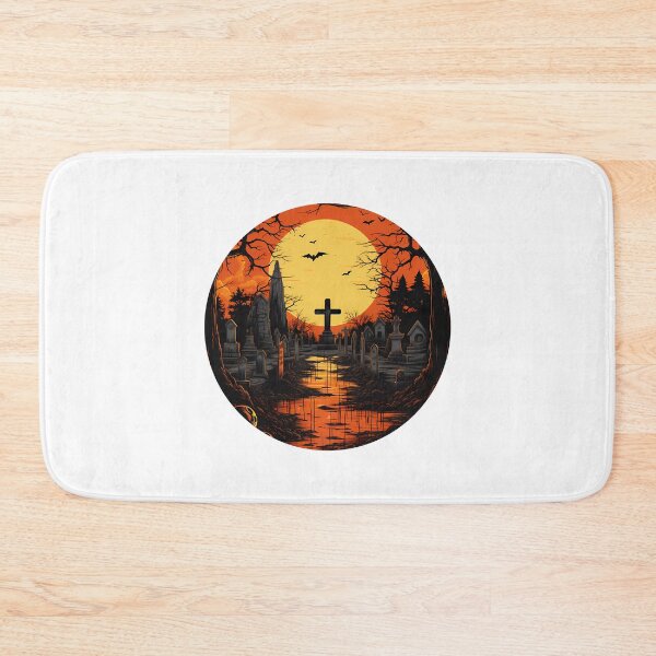 Item preview, Creepy Graveyard - Halloween Vibes designed and sold by Vansky-Art.