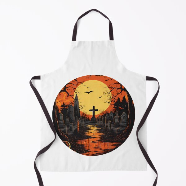 Item preview, Creepy Graveyard - Halloween Vibes designed and sold by Vansky-Art.
