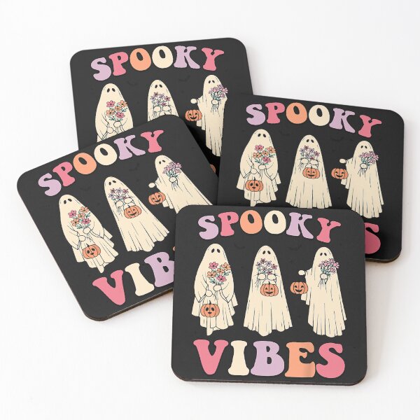 Item preview, Groovy Halloween Spooky Vibe Retro Flower Ghost designed and sold by mainana78.