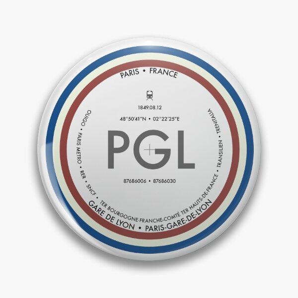 Item preview, Paris-Gare de Lyon (PGL) Train Terminal Emblem designed and sold by we-rove.