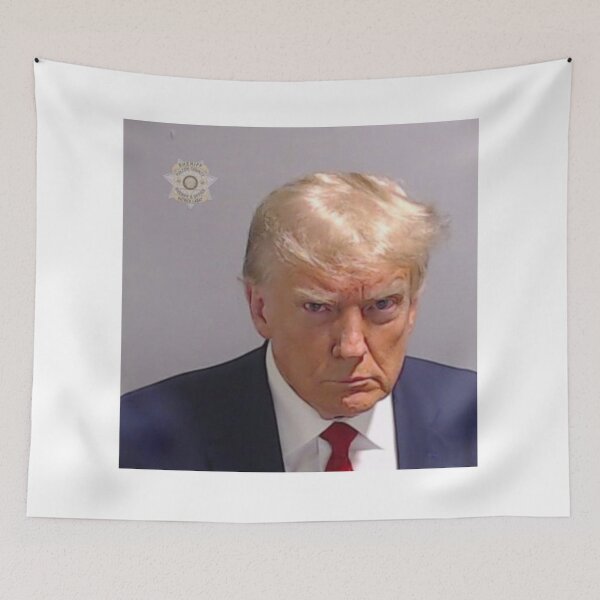 Item preview, Donald Trump Never Surrender Mugshot designed and sold by Dylan-Gray.