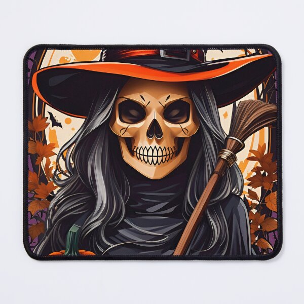 Item preview, Halloween Witch with Pumpkins designed and sold by Vovinha.