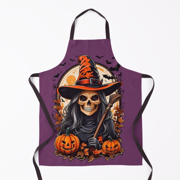 Item preview, Halloween Witch with Pumpkins designed and sold by Vovinha.