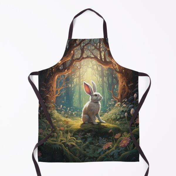 Item preview, Forest Harmony: Bunny Resting on Enchanting Stone designed and sold by Christian Weiss.