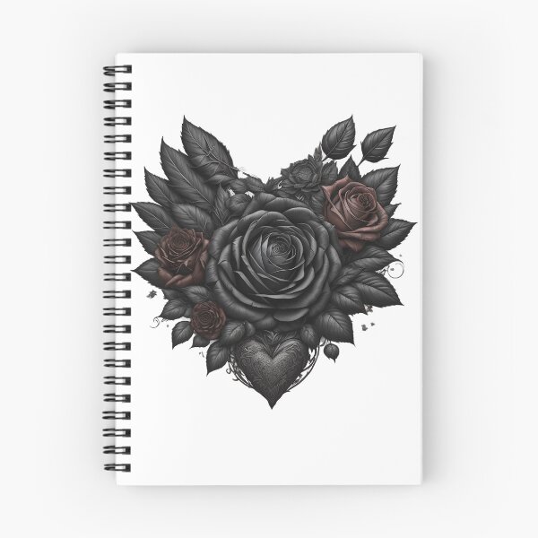 Artikelvorschau, Dunkles Herz - Rose entworfen und verkauft von AllMagicDesigns.
