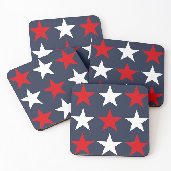 Item preview, Large RED, WHITE and NAVY BLUE STARS  designed and sold by RachelMacht.