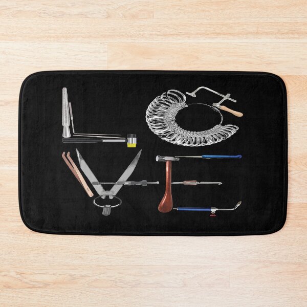 Item preview, LOVE jewelry maker's tools metalsmith gift jeweler merch designed and sold by MetalicBabe.