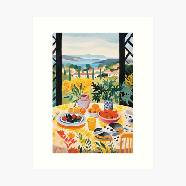 Mornings in Matisse Tuscany Art Print